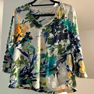 CHICO’S Linen 3/4 Sleeve